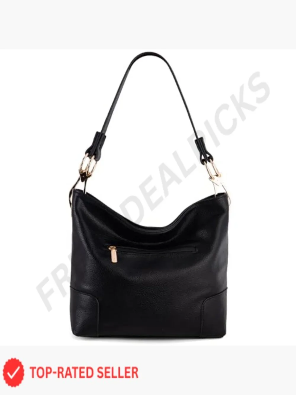 Slouchy Hobo Bag Top Handle Shoulder Purse Faux Leather Roomy Compartment
